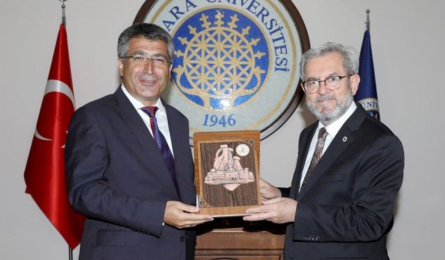 Rektör Aktekin’den Ankara Üniversitesi Rektörü Ünüvar’a ziyaret