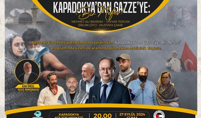 Yusuf Kaplan, Ayçin Kantoğlu Nevşehir’de konferans verecek