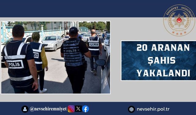 20 kişi yakalandı, 6 kişi tutuklandı