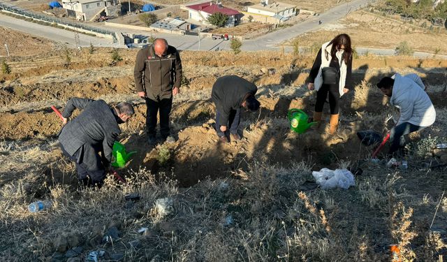 Yemyeşil bir Karapınar için hep birlikte ağaç diktiler