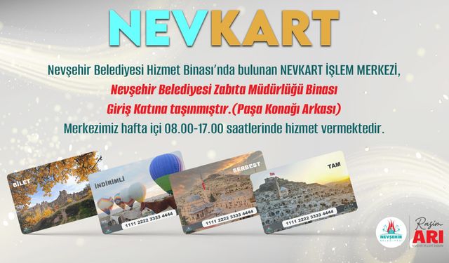 NevKart Zabıta Müdürlüğüne taşındı