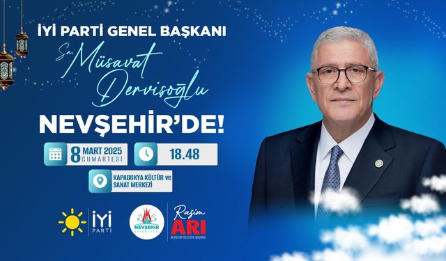 Dervişoğlu Nevşehir'e geliyor