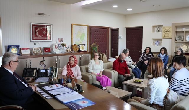 Erasmus heyetinden Yazıcı’ya ziyaret
