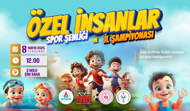 Özel insanlar spor şenliği ve il şampiyonası yapılacak