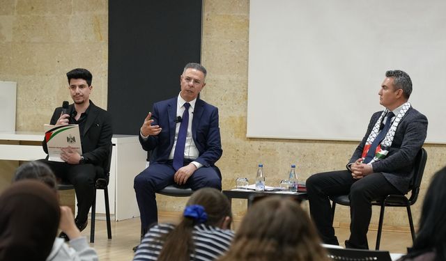 Filistin Büyükelçisi Faed Halid Abd Mustafa'dan KÜN’e ziyaret