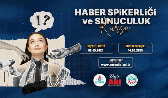 Haber spikerliği ve sunuculuk kursu açılacak
