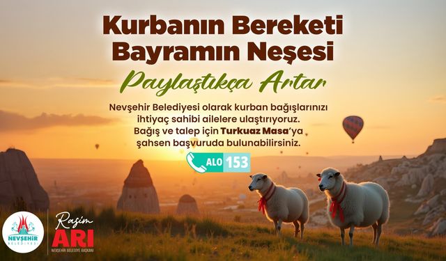 “Kurban’ın Bereketi Paylaştıkça Artar” kampanyası