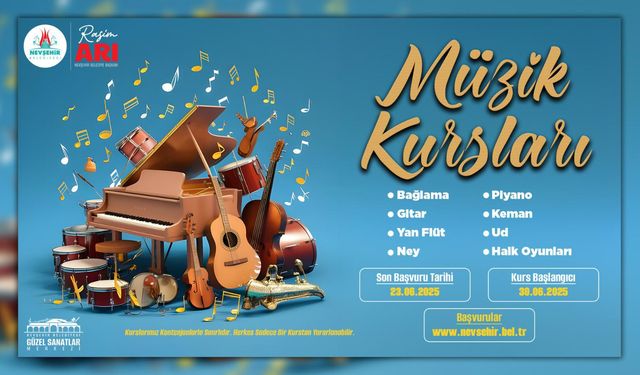 Güzel Sanatlar Merkezi’nde müzik ve kara kalem kursları başlıyor
