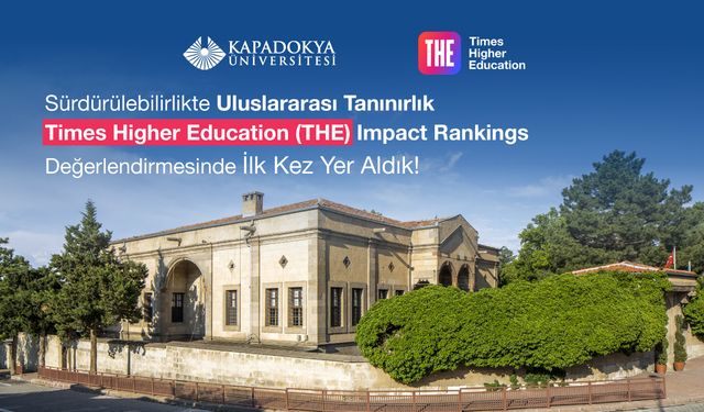 KÜN, THE Impact Rankings değerlendirmesinde yer aldı