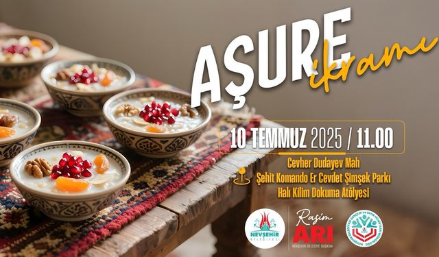 Belediye kursiyerleri aşure ikram edecek