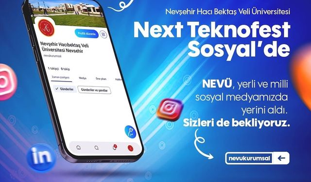 NEVÜ, NEXT’te yerini aldı