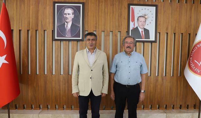 Başkan Sarıtaş, NEVÜ Rektörü Aktekin’i ziyaret etti