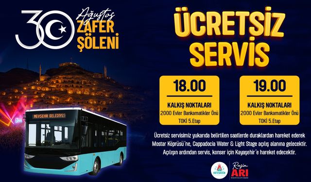 Nevşehir Belediyesi servis hizmeti verecek