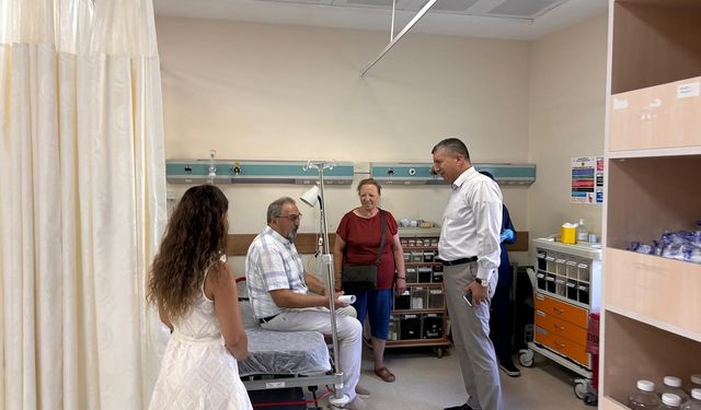 Tartar Hacıbektaş'ta hastaları ziyaret etti