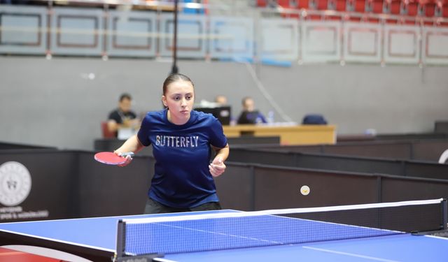 Büyükler Masa Tenisi Şampiyonası başladı