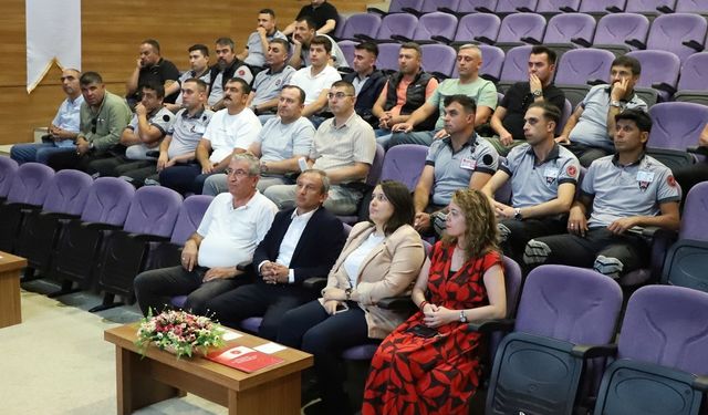 NEVÜ'de güvenlik personeline eğitim