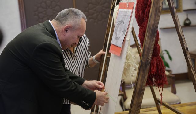 “İlmek İlmek Türkiye” projesine ilk ilmek Vali Fidan’dan