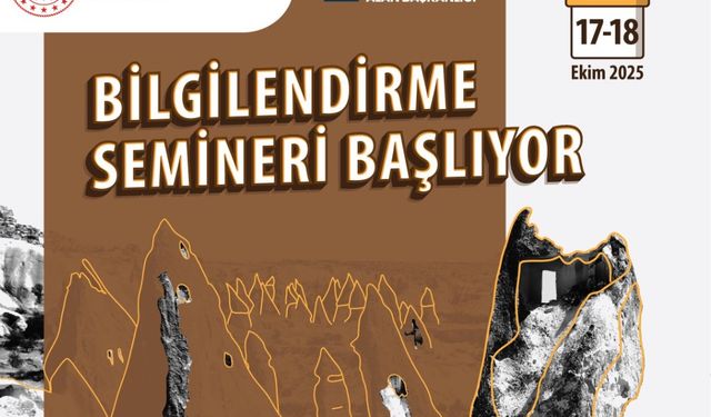 Kapadokya Alan Başkanlığı bilgilendirme semineri başlıyor