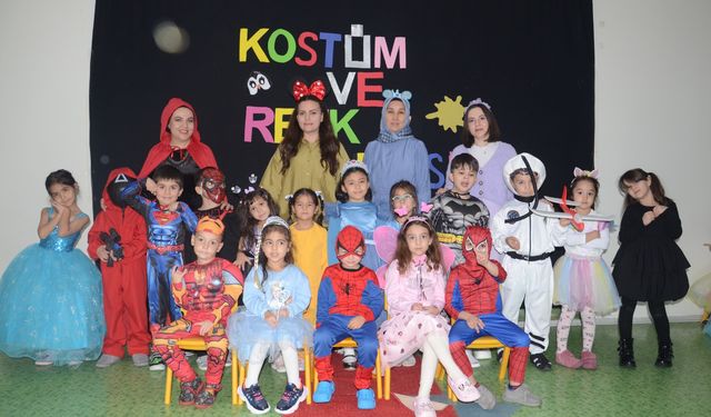 Kardelen Kolejli minikler süper kahraman oldu