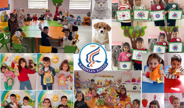 Kardelen Kolejli miniklere hayvan sevgisi aşılandı