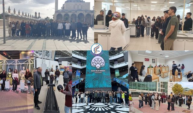 Kardelenli öğrenciler Konya’da üniversite ve kültür gezisi yaptı