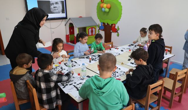 Ara tatil etkinlik atölyesine 30 çocuk katıldı