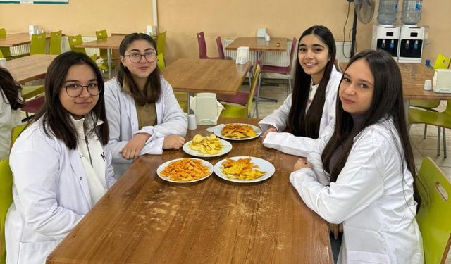 Kardelenli fen lisesi öğrencileri kimya dersini fabrikada işledi