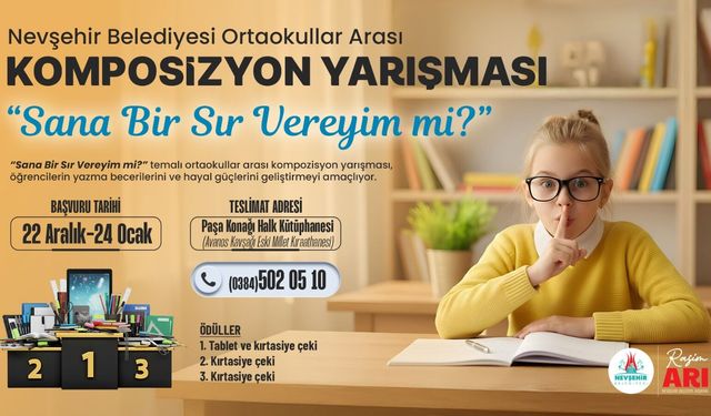 Sana Bir Sır Vereyim mi? Temalı Kompozisyon Yarışması