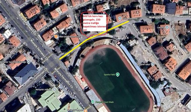 Bahçelievler Mahallesi’nde Geçici Trafik Düzenlemesi