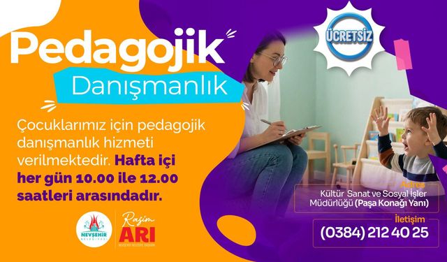 Çocuklara Pedagojik Danışmanlık Hizmeti