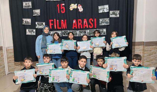 Kardelenli öğrencilerin karne coşkusu