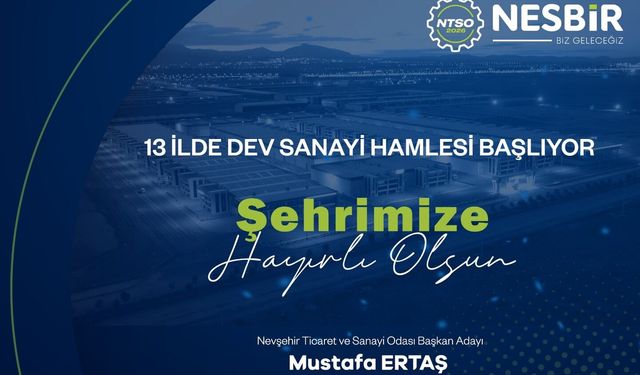 Mustafa Ertaş’tan Yeni Sanayi Alanları Kararına Hayırlı Olsun Mesajı