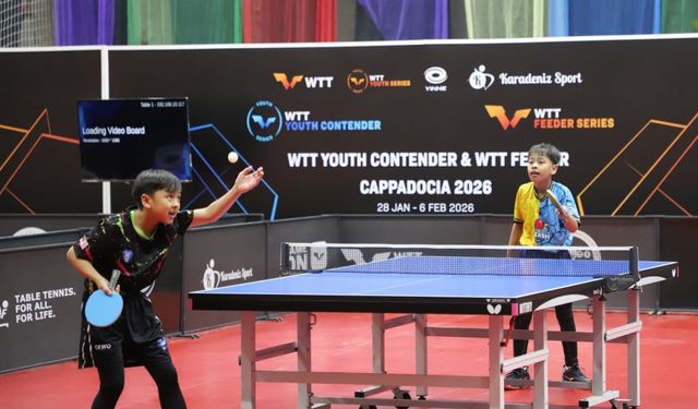 WTT Cappadocia 2026 Uluslararası Masa Tenisi Turnuvaları NEVÜ'de