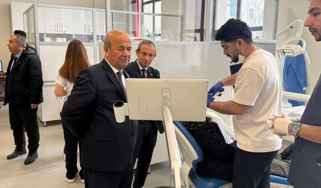 ASÜ heyeti NEVÜ Diş Hekimliği Fakültesini inceledi