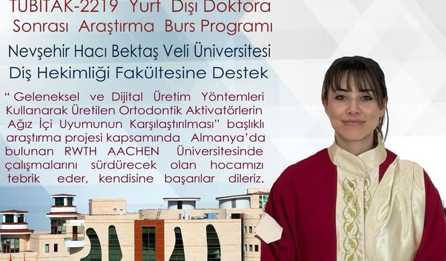 NEVÜ Öğretim Üyesine TÜBİTAK Araştırma Bursu
