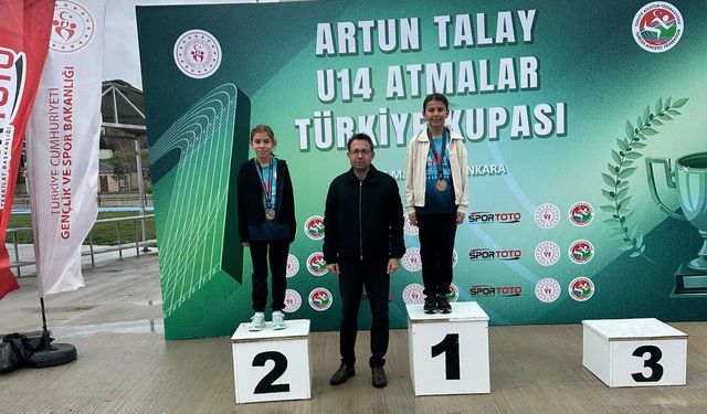 Küçük sporculardan başarı