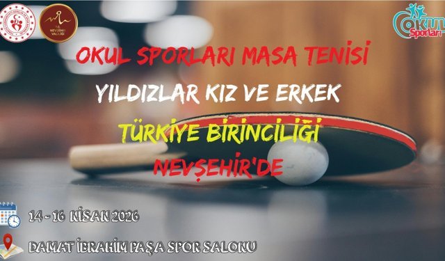 Masa tenisi Türkiye şampiyonası başlıyor