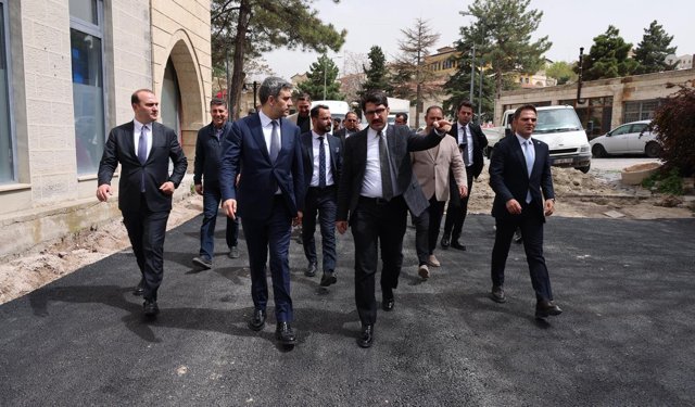 Alan Başkanı Aslanbay ve Kaymakam Coşkun, Mustafapaşa’da
