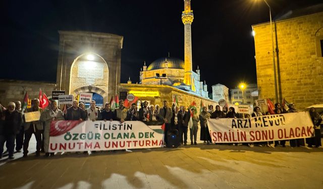 İsrail Nevşehir'de protesto edildi
