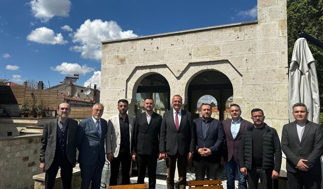 NTSO BAŞKAN ADAYI ERTAŞ, REKTÖR KARASAR’I ZİYARET ETTİ