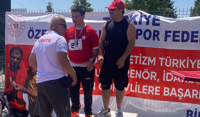 Özel Sporcu Ramazan Ünlü, Türkiye Şampiyonu Oldu