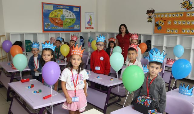 Kardelenli minikler okula merhaba dedi