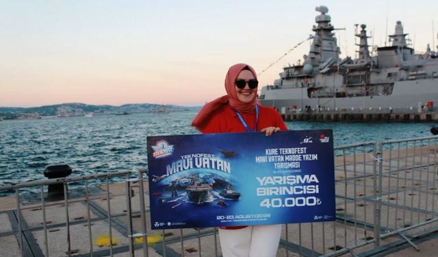 NEVÜ'lü öğrenci TEKNOFEST yarışmasında birinci oldu
