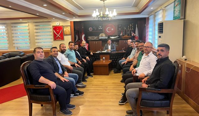 NTSO Başkan Adayı Ertaş’tan Acıgöl Belediye Başkanı EROĞLU’na Ziyaret