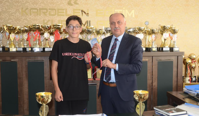 Kardelenli öğrenci Nevşehir ikincisi oldu