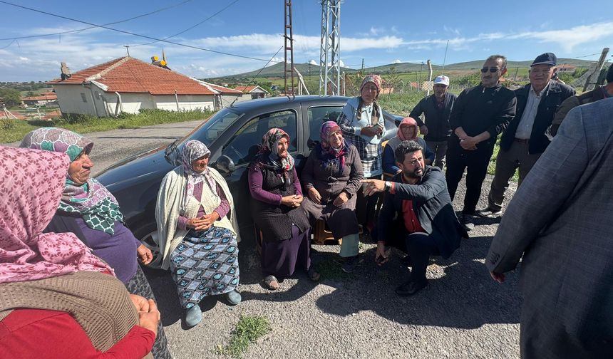 Çalışkan, Hacıbektaş’ın köylerinde vatandaşlarla buluştu