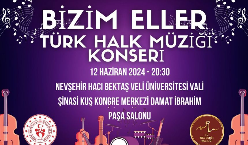 Türk Halk Müziği konseri düzenlenecek