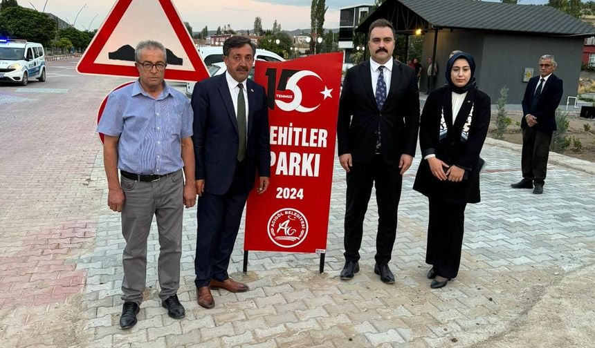 Acıgöl’de 15 Temmuz Şehitleri Parkı açıldı