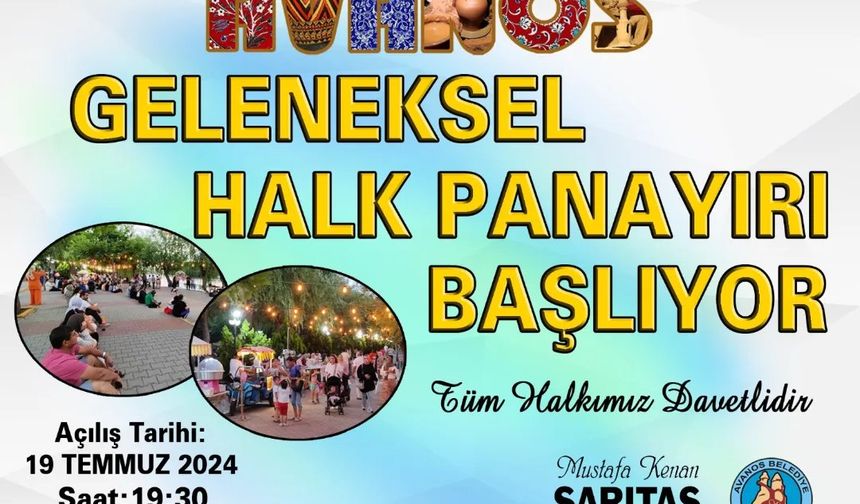 Avanos Halk Panayırı Cuma günü başlıyor