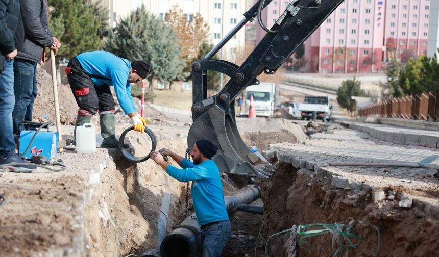 Bekdik Mahallesi su hattı yenilendi